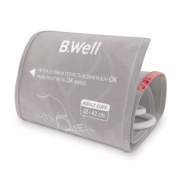 Изображение товара B.Well WA-C-ML манжета размер M-L (22-42см) Изображение товара B.Well WA-C-ML манжета размер M-L (22-42см)