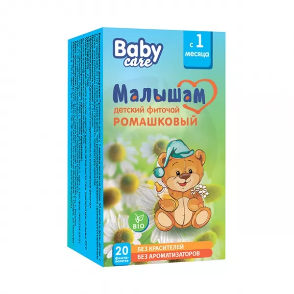Изображение товара Baby Care Детский ромашковый фиточай (1+мес) 1,5г, №20