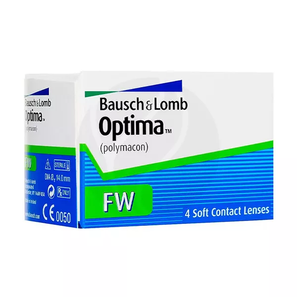 Изображение товара Optima контактные мягкие гидрофильные линзы FW R8.4 (-4,00 D), 4 шт Изображение товара Optima контактные мягкие гидрофильные линзы FW R8.4 (-4,00 D), 4 шт