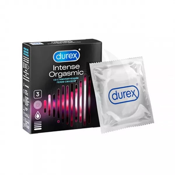 Durex Intense orgasmic презервативы со стимулирующим гелем-смазкой, №3