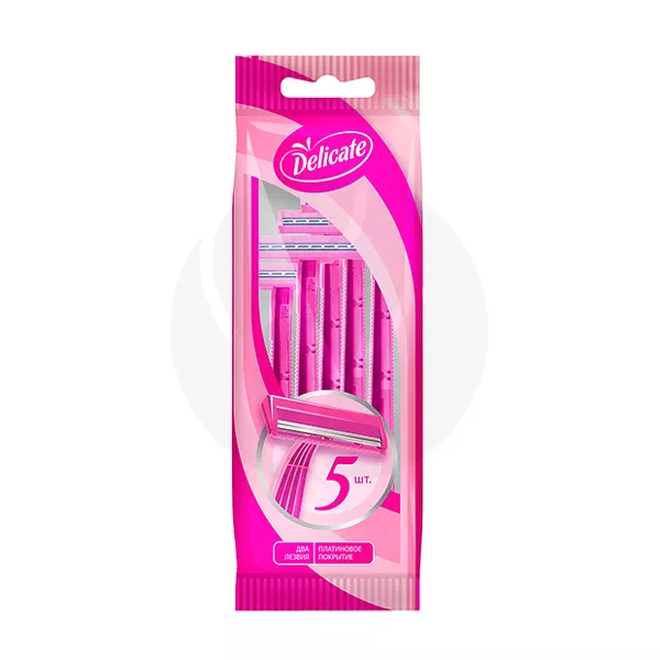 Изображение товара Женские станки Delicate Rapira Berry 5 шт - одноразовые, мягкие лезвия Изображение товара Женские станки Delicate Rapira Berry 5 шт - одноразовые, мягкие лезвия