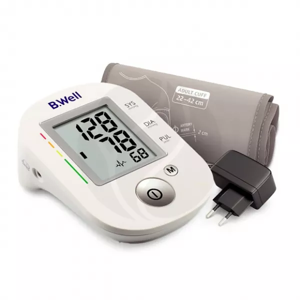 Изображение товара Автоматический тонометр B.Well PRO-35 с адаптером и манжетой 22-42 см
