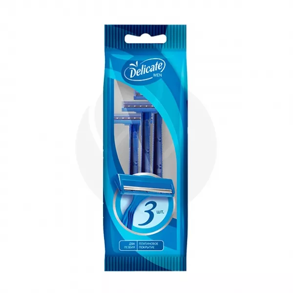 Изображение товара Delicate Care Rapira Sprint - мужские одноразовые бритвенные станки 3 шт