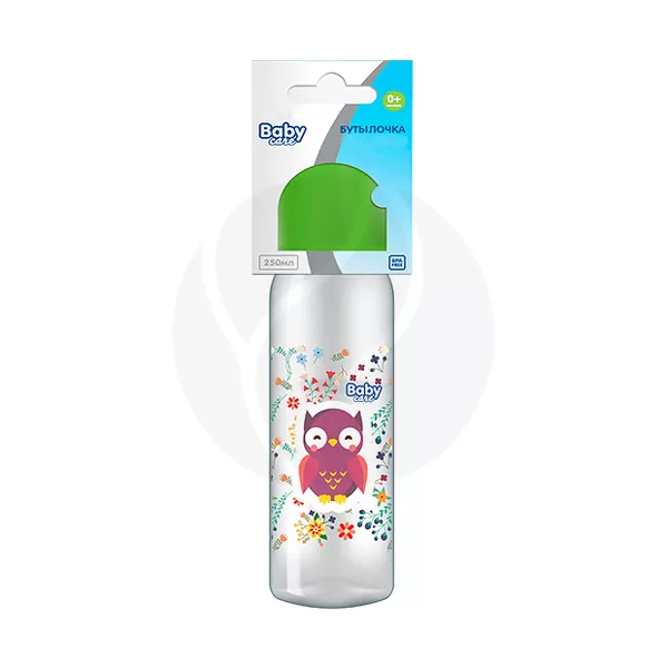 Изображение товара Baby Care бутылочка для кормления с силиконовой соской (0+), 250мл Изображение товара Baby Care бутылочка для кормления с силиконовой соской (0+), 250мл