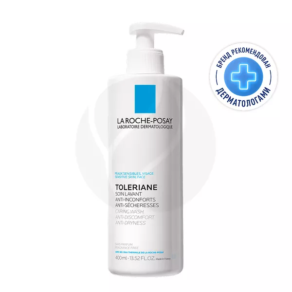 Изображение товара La Roche-Posay Toleriane Caring Wash Очищающий крем-гель для умывания лица, 400мл