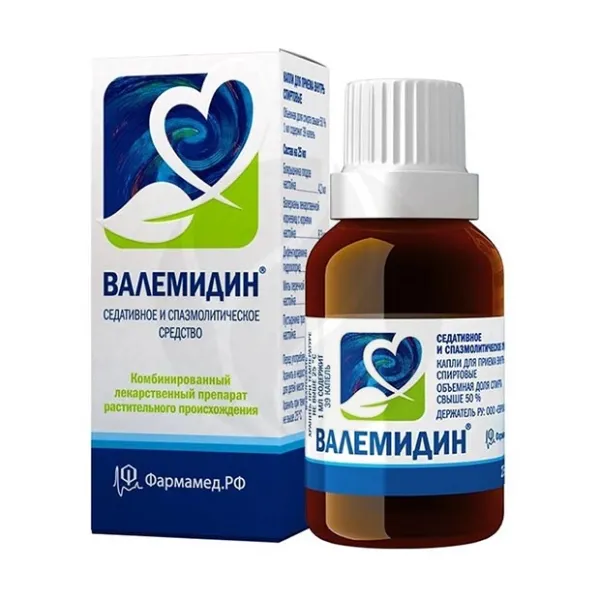 Изображение товара Валемидин капли для приема внутрь 25 мл седативное средство