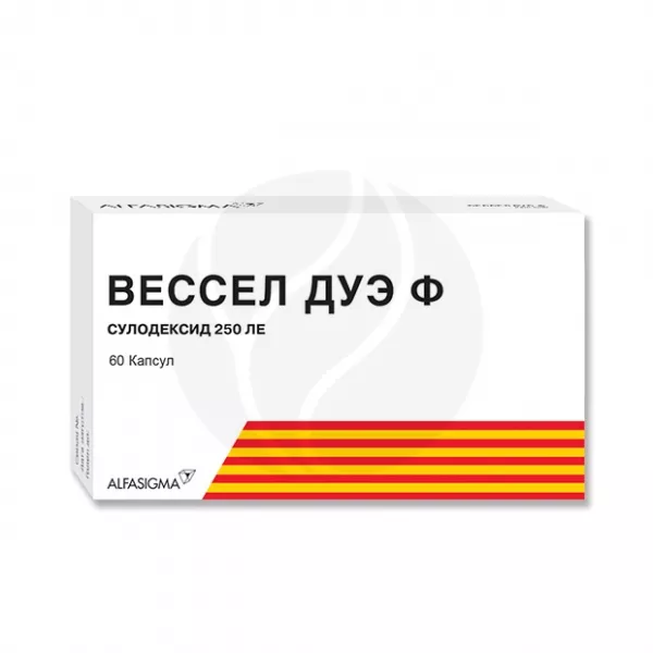 Вессел Дуэ Ф капсулы 250ЛЕ, №60