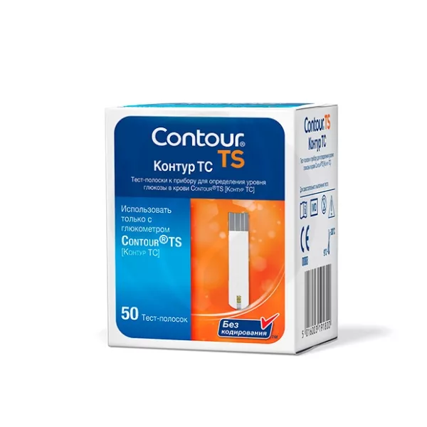 Изображение товара Contour ТС тест-полоски, 50шт