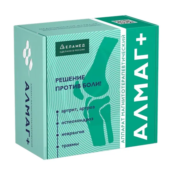 Изображение товара Аппарат магнитотерапевтический Еламед Алмаг+ для лечения суставов и позвоночника