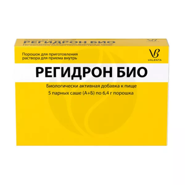 Изображение товара Регидрон Био порошок д/пригот. р-ра д/приема внутрь (А+Б), №5