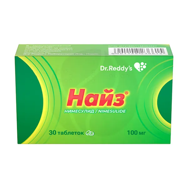 Изображение товара Найз таблетки 100 мг 30 штук Индия
