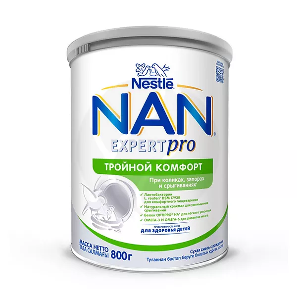Изображение товара Nestle NAN Тройной комфорт смесь (0+), 800г