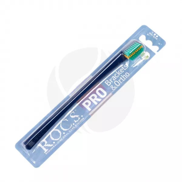Изображение товара Удобная мягкая зубная щетка R.O.C.S. PRO Brackets & Ortho