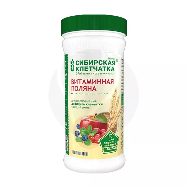 Изображение товара Сибирская клетчатка Витаминная поляна, 280г Изображение товара Сибирская клетчатка Витаминная поляна, 280г