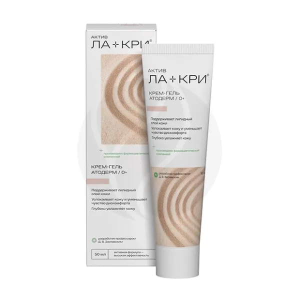 Изображение товара Ла-кри Active крем-гель Атодерм 0+ 50мл для сухой чувствительной кожи Изображение товара Ла-кри Active крем-гель Атодерм 0+ 50мл для сухой чувствительной кожи