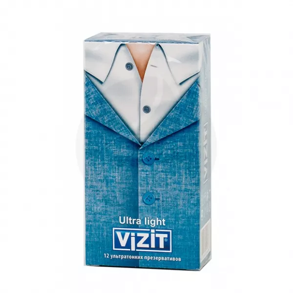 Vizit Ultra Light презервативы ультратонкие, №12