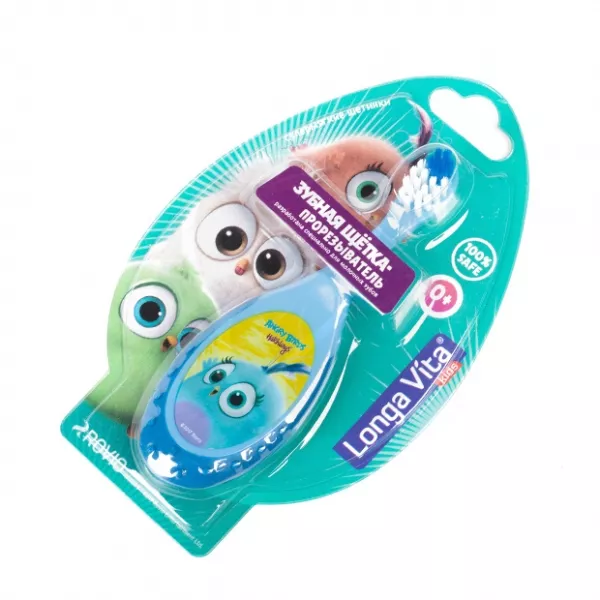 Изображение товара Longa Vita Angry Birds зубная щетка-прорезыватель для детей от 0 лет
