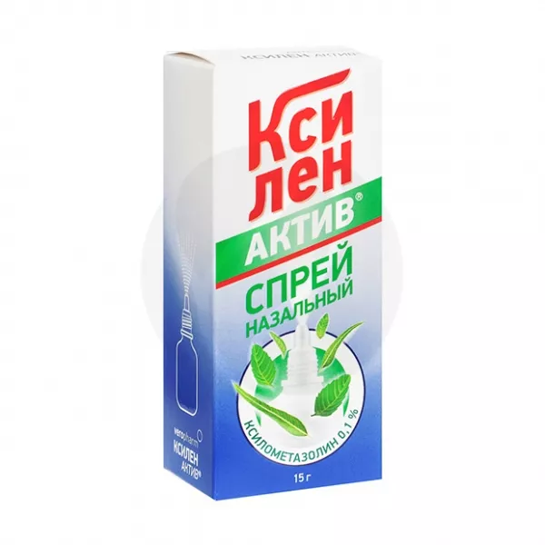 Изображение товара Ксилен Актив спрей назальный 0,1%, 15мл