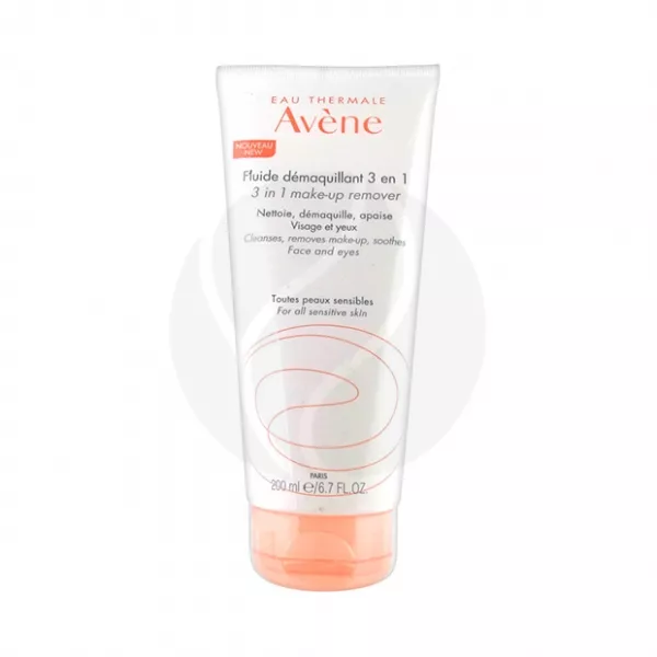 Изображение товара Молочный флюид для снятия макияжа Avene 200 мл 3в1 без смывания для чувствительной кожи
