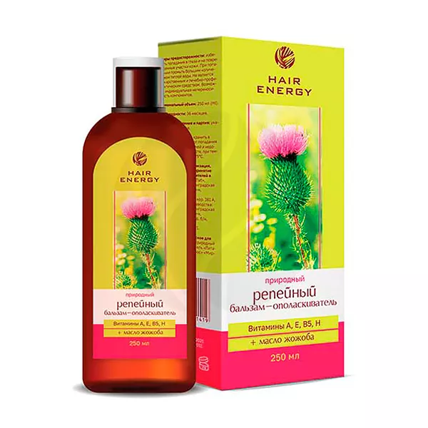 Изображение товара Натуральный репейный бальзам Hair Energy для восстановления и укрепления волос 250 мл Изображение товара Натуральный репейный бальзам Hair Energy для восстановления и укрепления волос 250 мл
