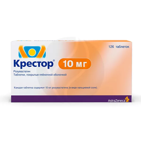 Изображение товара Крестор таблетки покрытые 10мг №126 для снижения холестерина Ипр Pharmaceuticals Изображение товара Крестор таблетки покрытые 10мг №126 для снижения холестерина Ипр Pharmaceuticals