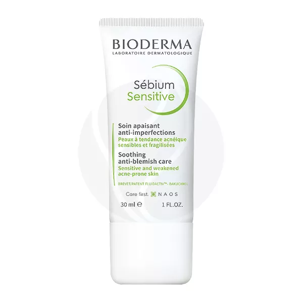 Изображение товара Крем Bioderma Sebium Sensitive для проблемной и чувствительной кожи 30мл Изображение товара Крем Bioderma Sebium Sensitive для проблемной и чувствительной кожи 30мл
