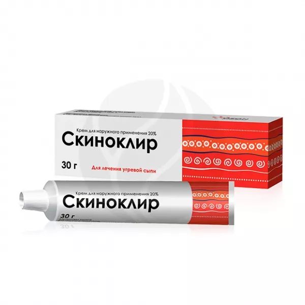 Изображение товара Скиноклир крем д/наружн. прим. 20%, 30г Озон