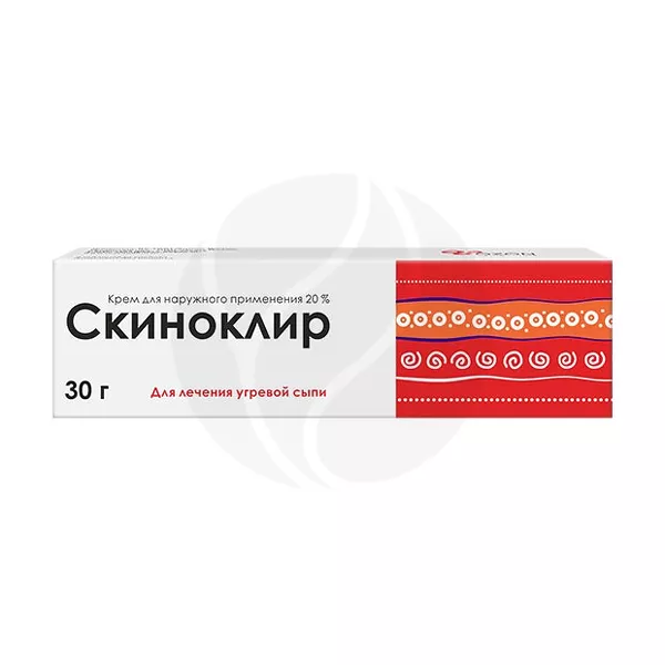 Изображение товара Скиноклир крем д/наружн. прим. 20%, 30г Озон Изображение товара Скиноклир крем д/наружн. прим. 20%, 30г Озон