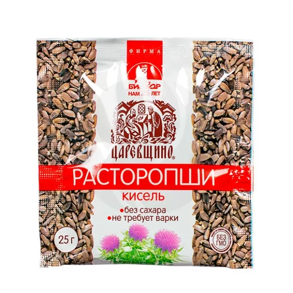 Изображение товара Биокор Царевщино расторопши кисель без сахара, 25г Изображение товара Биокор Царевщино расторопши кисель без сахара, 25г