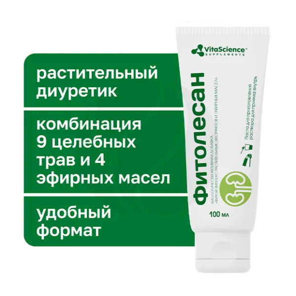 Vitascience Фитолесан паста д/приема внутрь, 100г