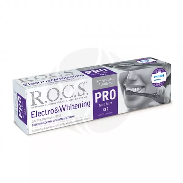 Изображение товара R.O.C.S. PRO Electro&Whitening зубная паста, 74г