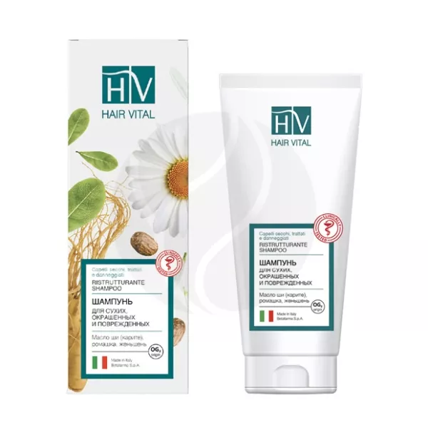 Изображение товара Hair Vital шампунь для сухих окрашенных и поврежденных волос 200мл