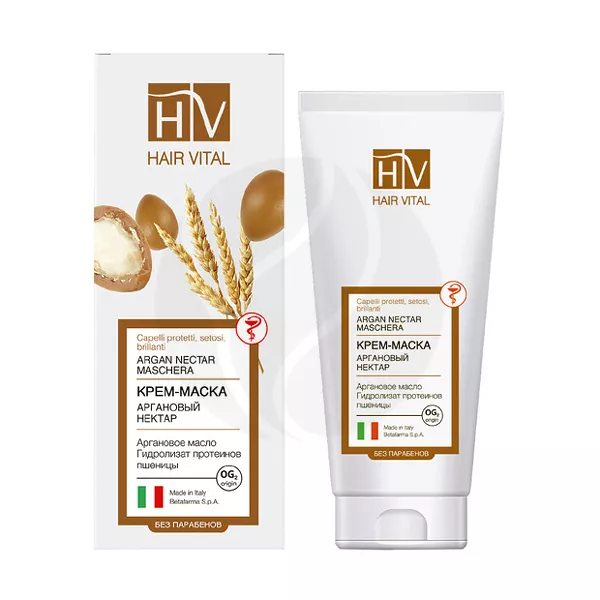 Изображение товара Hair Vital крем-маска Аргановый нектар, 150мл Изображение товара Hair Vital крем-маска Аргановый нектар, 150мл