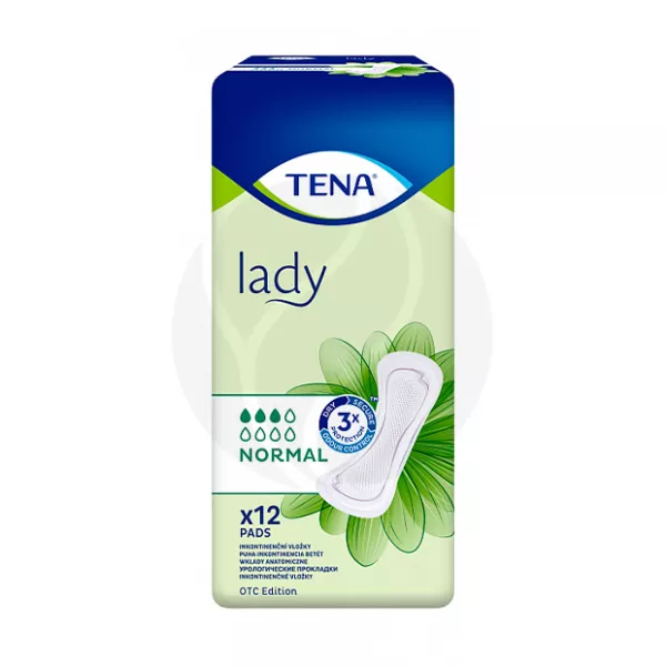 Изображение товара Тена Lady Normal урологические прокладки, №12, длина 27,5см, Швеция