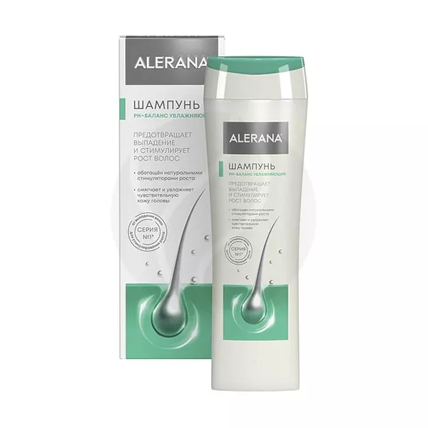 Изображение товара Alerana шампунь РН баланс увлажняющий 250мл для волос и кожи головы