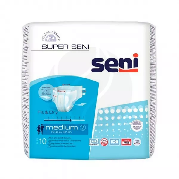 Изображение товара Seni Super Medium подгузники (75-110см), №10, БЕЛЛА