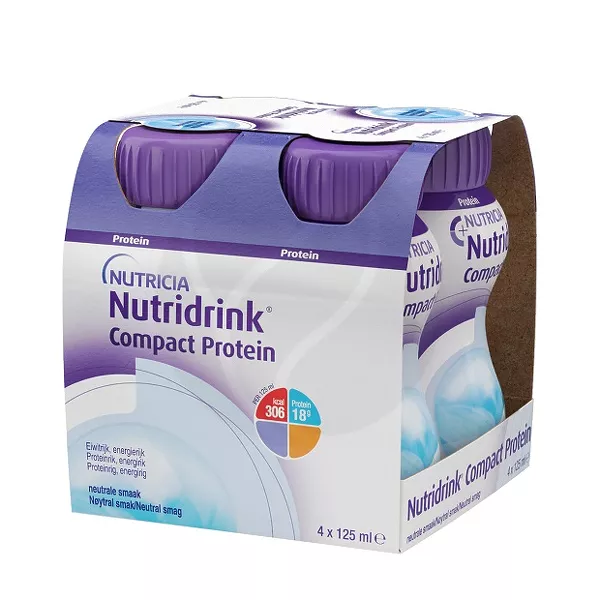 Изображение товара Nutridrink Compact Protein жидкая смесь с нейтральным вкусом 125мл №4 Изображение товара Nutridrink Compact Protein жидкая смесь с нейтральным вкусом 125мл №4