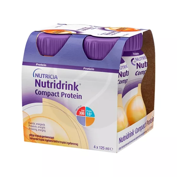 Nutridrink Compact Protein жидкая жидкая смесь с согревающим вкусом имбиря и тропических фруктов, 125мл №4