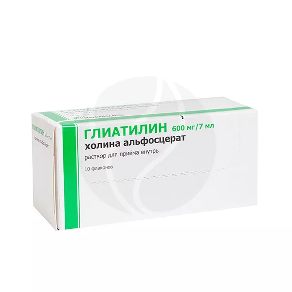 Изображение товара Глиатилин раствор для приёма внутрь 600мг/7мл №10 Италия