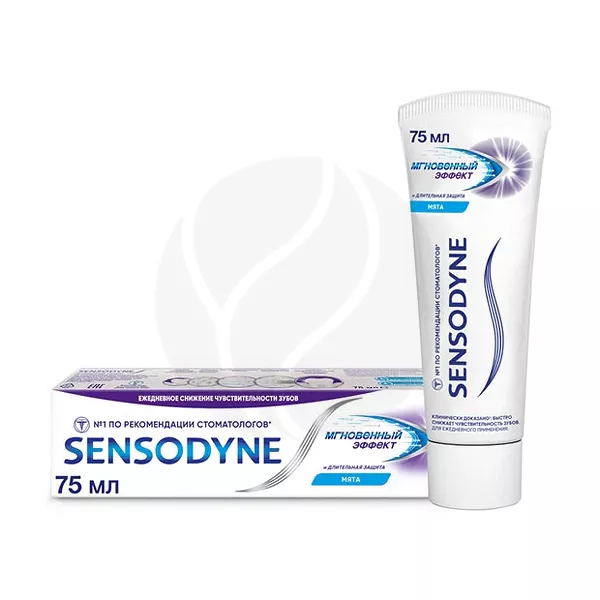 Изображение товара Зубная паста Sensodyne Мгновенный эффект для чувствительности зубов Изображение товара Зубная паста Sensodyne Мгновенный эффект для чувствительности зубов