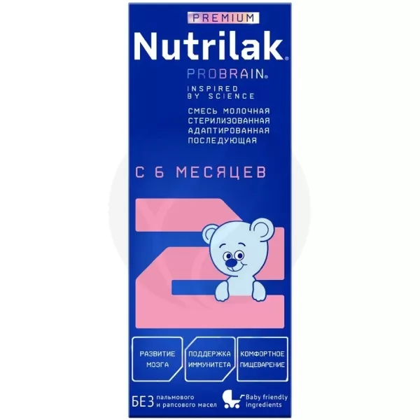 Nutrilak Premium 2 готовая смесь (6+мес), 200мл