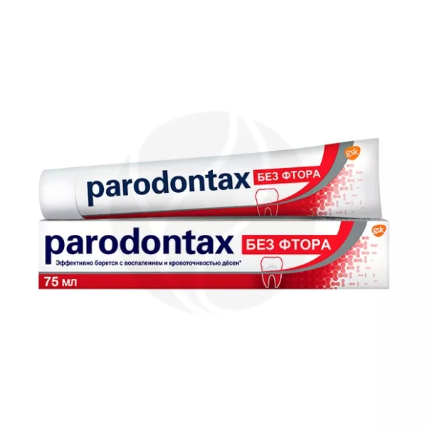 Изображение товара Parodontax зубная паста Без фтора, 75мл