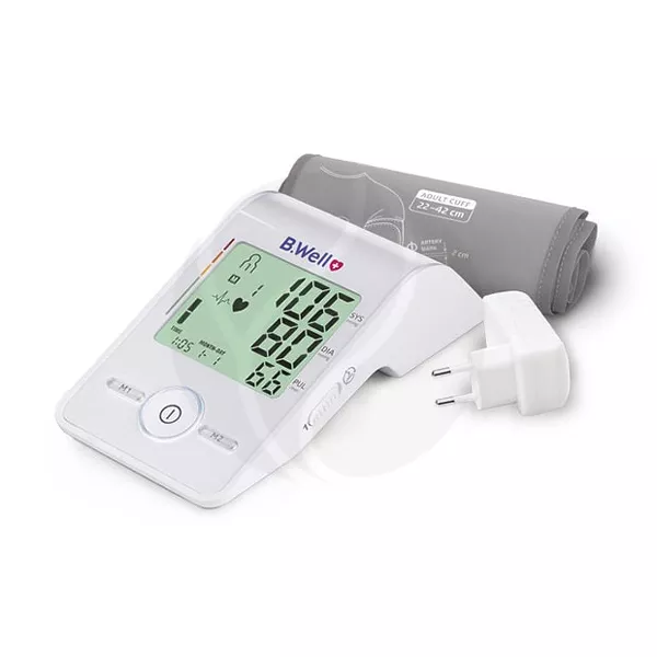 Изображение товара B.Well MED-55 Автоматический тонометр с адаптером и манжетой (22-42см)