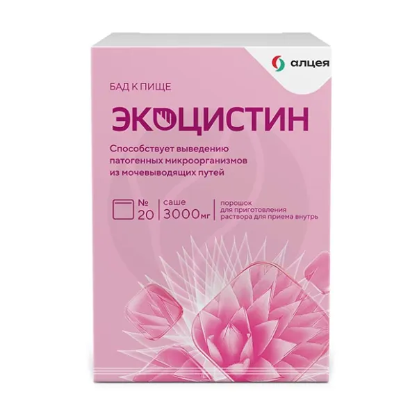 Изображение товара Экоцистин порошок для растворения внутрь с D-маннозой и инулином 20 саше