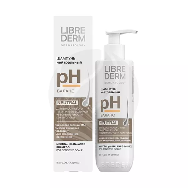 Librederm Hair Care шампунь нейтральный pH-Баланс, 250мл