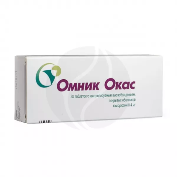 Изображение товара Омник Окас таблетки с контролируемым высвобождением 0,4 мг, 30 шт.