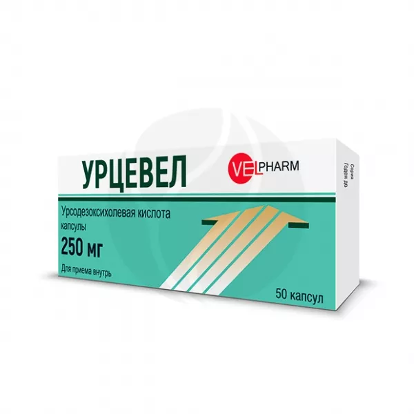 Изображение товара Урцевел капсулы 250мг №50 препарат для печени и желчевыводящих путей
