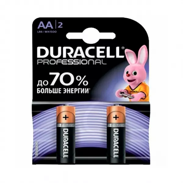 Изображение товара Duracell батарейка АА, 2шт
