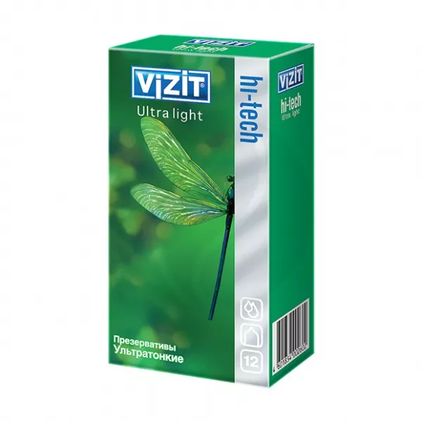 Изображение товара Презервативы Vizit HI-TECH Ultra Light 12 шт