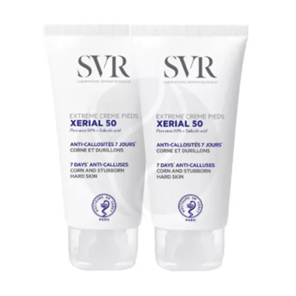 SVR Xerial 50 Extreme крем для ног, 2*50мл